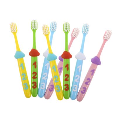 Homoyoyo 2 Sets Boys and Girls Toothbrush Soft Bristles Handle Boy Girl Toothbrush Travel Oral Health Years