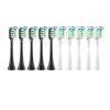 10pcs Replacement Brush Heads for SOOCAS X3 X5 V1 X3U Soft Bristle Electric Toothbrush Compatible for Dupont Sealed Packed(10pcs White) view 1