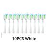 10pcs Replacement Brush Heads for SOOCAS X3 X5 V1 X3U Soft Bristle Electric Toothbrush Compatible for Dupont Sealed Packed(10pcs White) view 2