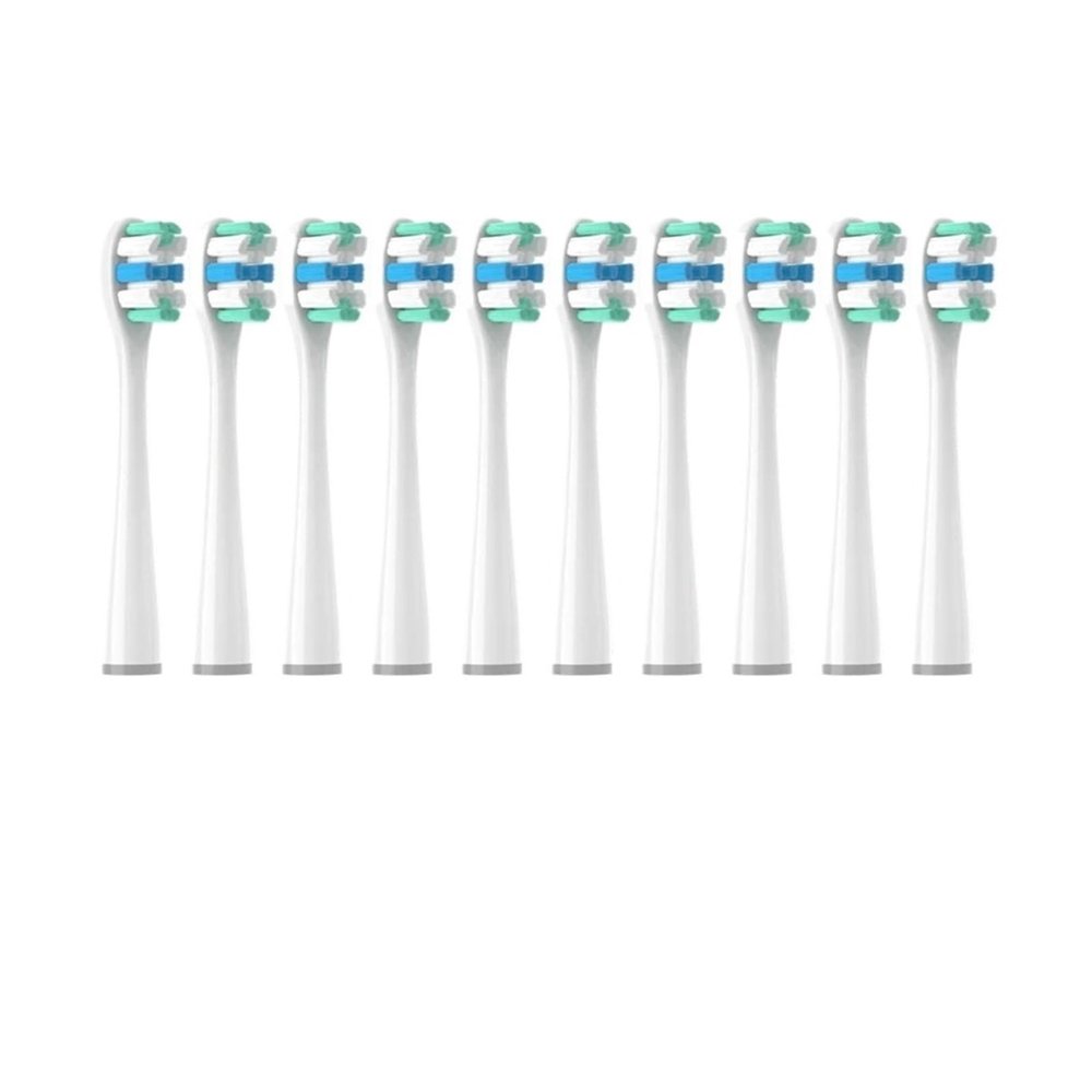 10PCS Vacuum Replacement Brush Heads Usmile Y1S/Y4/U1/U2/U3/P1/P4 SoftCompatible for Dupont Sonic Electric Toothbrush Clean Nozzles(10RoundCarePink)