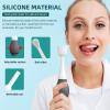 Calming Oral Sensory Kit Oral Motor Stimulation kit with 3 Soft Textured Interchangeable Heads, Calm Sensory Needs, Support Speech, and Stimulate Self Feeding, Gentle VibrationsGrey) view 2