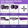 12 Piece Set Of Purple Black Leather Sweatshirts, Gym Equipment Gift Accessories, Used To Secure Gloves, Comfortable Hands And Feet, And For Ankle Exercise Training view 2