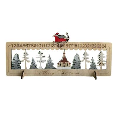 Vdaxvme Christmas Tree House Advents Calendar Light Up Wood Tree Advents Calendar With 24 Days Countdowns To Lighted Christmas Decors