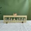 Vdaxvme Christmas Tree House Advents Calendar Light Up Wood Tree Advents Calendar With 24 Days Countdowns To Lighted Christmas Decors view 3