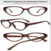 ALKAHE Classic Cat Eye Reading Glasses for Women Men Plastic Frame Eyeglasses Readers with Blue Light Blocking Brown Glasses 3.0 view 3