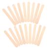 Amosfun 50pcs Wood Sticks for Crafts DIY Ice Sticks Wide Wooden for Craft Projects and Small Lollipop Making view 1