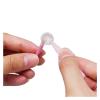 5Pcs Portable Contact Lens Tool Set - Easy Lens Inserter, Remover & Soft Tip Tweezers for Hassle-Free Handling(White) view 4