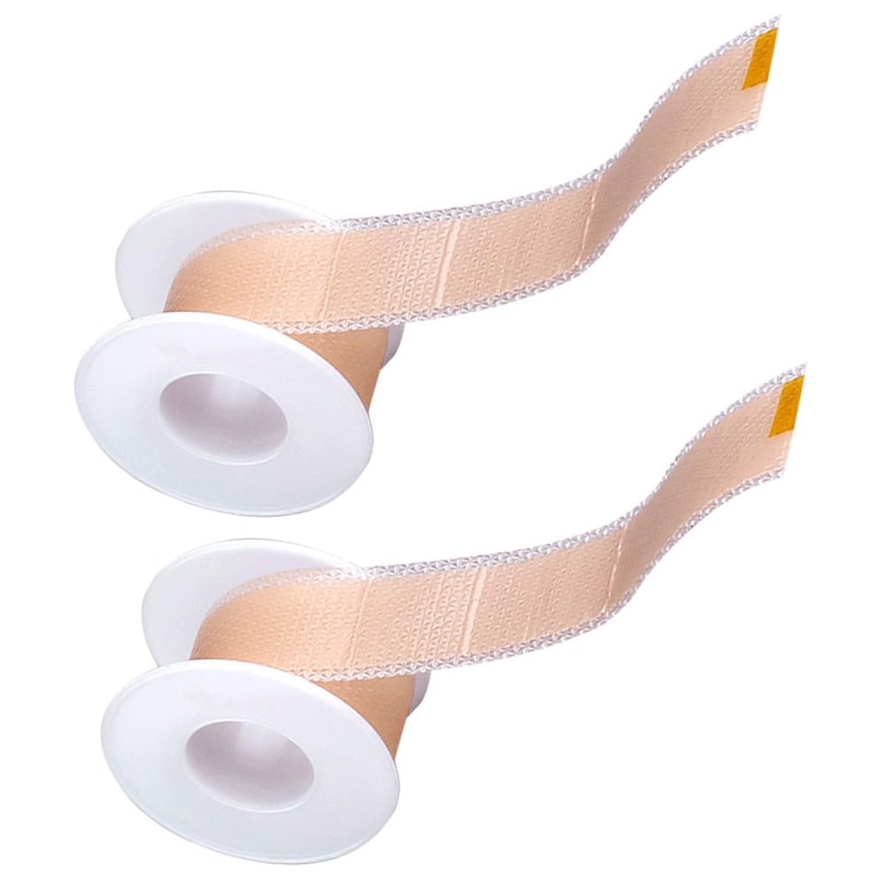 FOMIYES 2 Rolls Invisible Heel Tape Heel Liner Scar Covering Tapes for Tattoos Silicone Scar for Outdoor Adhesive Shoes Protection Cover