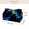 2 pack Stars Nebula Tissue Box Cover, 7.5x5x6in view 4