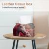 2 pack Autumn Forest Fox (4) Tissue Box Cover, Decorative Tissue Box Dispenser for Bathroom, Parlors, Office, Bedroom Dresser, Vanity Countertop, Nightstand, Car, and Desk view 2