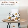 2 pack Western Cowboy Hat Cactuses Tissue Box Cover, Decorative Tissue Box Dispenser for Bathroom, Parlors, Office, Bedroom Dresser, Vanity Countertop, Nightstand, Car, and Desk view 2
