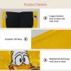 2 pack Cartoon Duck, Yellow White (2) Tissue Box Cover Leather Facial Tissue Dispenser Box Holder for Dresser Bathroom Decorative view 3