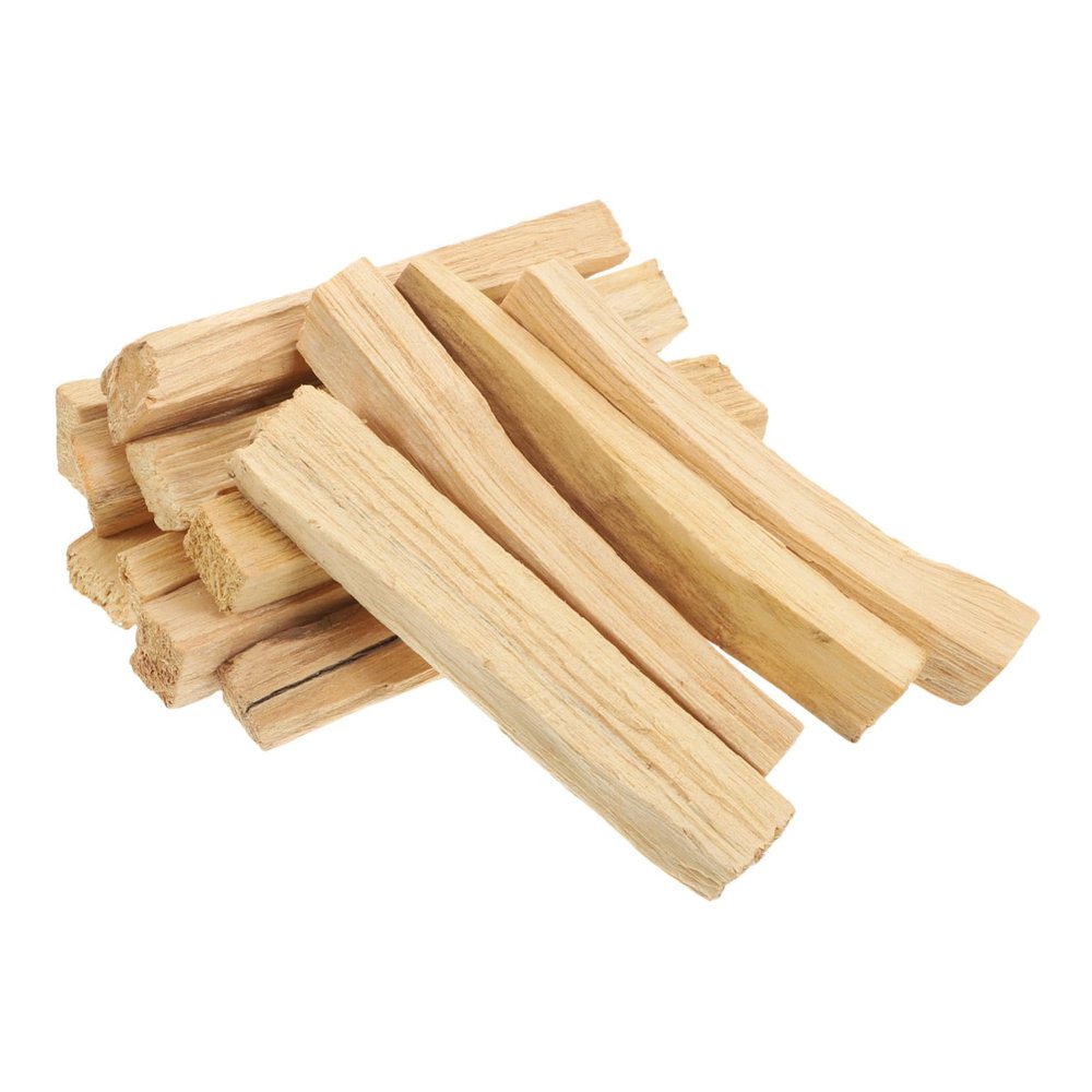 OUNONA Aromatherapy Sacred Wood Strips for Yoga and Meditation Natural Santos Smudging Sticks Wood Incenses Sticks for Cleansing