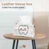 2 pack Cute Teeth Tissue Box Cover, 7.5x5x6in view 2