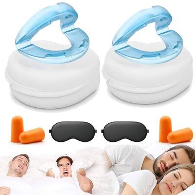 2026 New Anti Snoring Mouthpiece, The Quiet Anti-Snoring Mouthpiece Universal Size, No Boiling or Molding, Comfortable Anti Snore Mouth Guard for Instant Snore Relief & Peaceful Sleep (2Pcs)