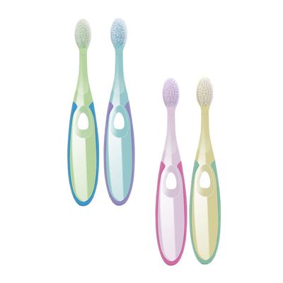 Hoement 4pcs Soft Bristle Toothbrush for Ages Cleaning Brush with Safe Materials Lightweight Dental Care Tool for Healthy Gums and Enamel Protection