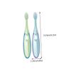 Hoement 4pcs Soft Bristle Toothbrush for Ages Cleaning Brush with Safe Materials Lightweight Dental Care Tool for Healthy Gums and Enamel Protection view 2