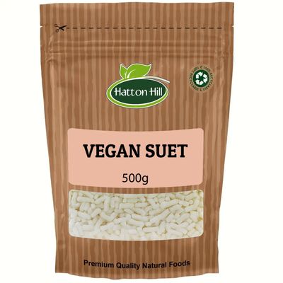 Vegan Suet 500g by Hatton Hill - Perfect for Dumplings, Pies & Traditional Recipes