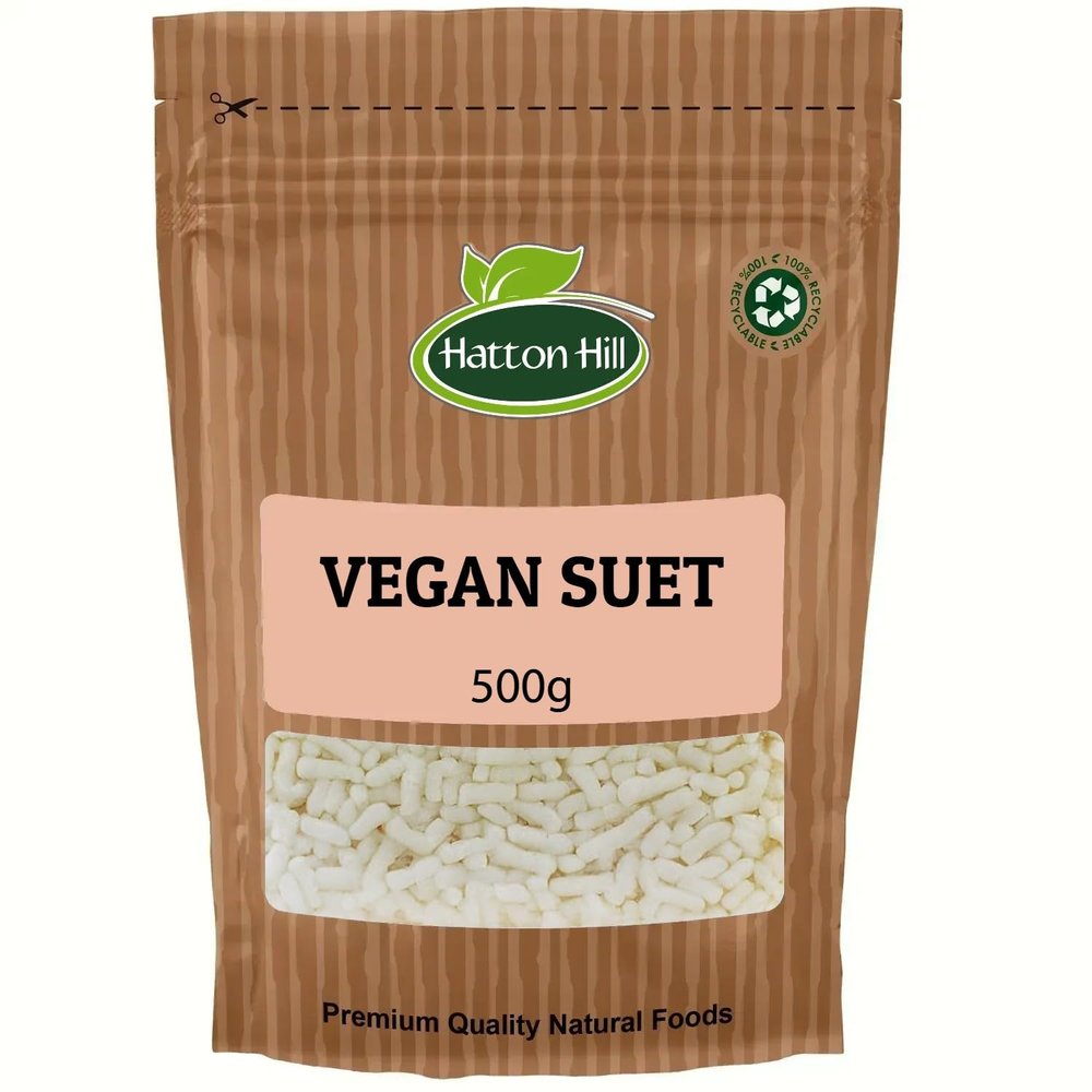 Vegan Suet 500g by Hatton Hill - Perfect for Dumplings, Pies & Traditional Recipes