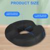 VLUVLA Donut Pillow Seat Cushion for Hemorrhoids, Memory Foam Ideal for Postpartum & Coccyx & Tailbone Pain Pressure Relief For Office Chair, Wheelchair, Office, Car view 2