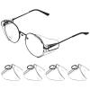 2 Pairs Side Shields for Glasses: Pc Safety Glasses Side Shields, Eyeglasses Frame Protectors - Compact And Lightweight - Fits for Small to Large Eyeglasses(transparent) view 1