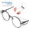 2 Pairs Side Shields for Glasses: Pc Safety Glasses Side Shields, Eyeglasses Frame Protectors - Compact And Lightweight - Fits for Small to Large Eyeglasses(transparent) view 4