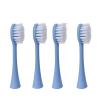 4 Pieces Replacement Brush HeadsCompatible for Children Sonic Electric Toothbrush Cartoon for Kids Rechargeable 5 Modes Teeth Tooth Brush(Blue) view 2