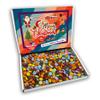 Chocolate Beans Merry Christmas Sweets Gift Box Hamper (RETRO CHRISTMAS FRONT) view 1