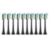 10pcs Replacement Brush Heads Compatible for Xiaomi SOOCAS X3 X5 V1 X3U Soft Bristle Electric Toothbrush Dupont Sealed Packed(10PCS (2 Colors)) view 1