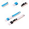20 Groove Cleaning Brushes with Dustpan Set, Detachable Track Brush for Window Slots, AC Vents, Car Vents, Keyboard Cleaning, 7.28 Inch Blue and Black view 2