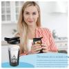 Electric Mixer Cup - Portable USB Rechargeable Mixer Bottle, Auto Stirring Travel Mug | Compact Shaker Cup with Carry Handle for Training with Athletes, Fitness Lovers, Protein Drink Mixes view 4