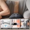 3-in-1 Back Therapy, 60 * 30cm Memory Foam Back Massager, Ergonomic Design with Airbag Lifting, Vibration & Heat, Easy Stress Relief for Neck, Shoulders and Back (Light Gray) view 2