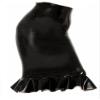 CHBYUOMLJIK 100% Latex Pencil Skirt with Frills Woman Latex High Waist Pencil Skirt With Lace Trim view 1