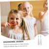 LRXIYODE 2pcs Soft-bristled Toothbrush for Ergonomic Handle and Tongue Cleaner Gentle Oral Care for Red Blue view 4