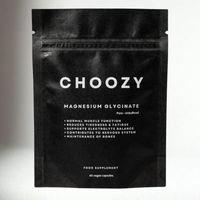 CHOOZY The Purest Magnesium Glycinate | Formulated for the Best Sleep & Recovery | Gut-Friendly, Plastic-Free & Third-Party Tested in Germany