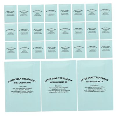 FONDOTIN 50pcs Wax Removal Wipes for Home Salon Post Waxing Products Wax Cleaner Soothe and Nourish Skin after Waxing Treatment Travel Post Wipes