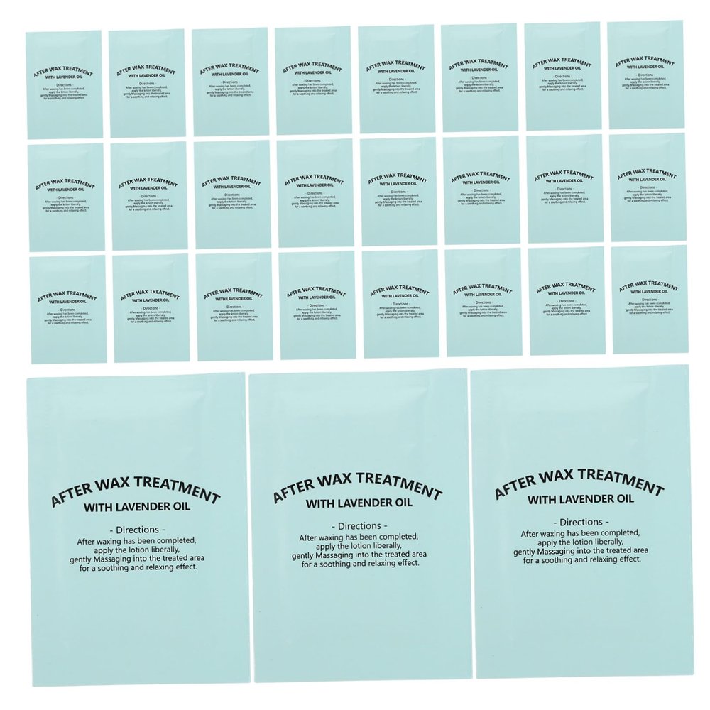 FONDOTIN 50pcs Wax Removal Wipes for Home Salon Post Waxing Products Wax Cleaner Soothe and Nourish Skin after Waxing Treatment Travel Post Wipes