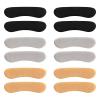 12 Pcs Heel Grips for Ladies Shoes Too Big, Slingback Heel Grips, Self Adhesive Gasket Three Colors, Suitable for Loose Shoes to Prevent Friction Shoe Inserts for Shoes Too Big and Slipping view 1