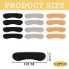 12 Pcs Heel Grips for Ladies Shoes Too Big, Slingback Heel Grips, Self Adhesive Gasket Three Colors, Suitable for Loose Shoes to Prevent Friction Shoe Inserts for Shoes Too Big and Slipping view 2