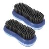 CIYODO 2Pcs Double-sided Clothes Washing Brush Soft Bristle Scrub Brush for Shoes and Laundry Cleaning with Ergonomic Grip for Stubborn Dirt Removal view 1