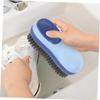 CIYODO 2Pcs Double-sided Clothes Washing Brush Soft Bristle Scrub Brush for Shoes and Laundry Cleaning with Ergonomic Grip for Stubborn Dirt Removal view 3