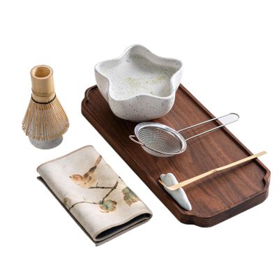 Acunny Matcha Set | Traditional Matcha Ceremony Kit | Ceremonial Tea Tools Traditional Utensils | for Relaxation Meditation Yoga at Home Gathering