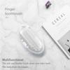 Finger Toothbrush Pp Box 'S Portable Finger Toothbrush Small Tongue Cleaning Brush Thumb Toothbrush Box Convenient and Practical view 3