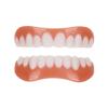 Care Spring Dentures Full Mouth Silicone Denture Reline Kit, 1 Pair False Teeth Set for Man And Women Adults, Soft And Comfortable, Clip on Veneers Top And Bottom, Natural-Looking view 1