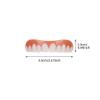 Care Spring Dentures Full Mouth Silicone Denture Reline Kit, 1 Pair False Teeth Set for Man And Women Adults, Soft And Comfortable, Clip on Veneers Top And Bottom, Natural-Looking view 2