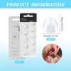 20 Pcs Hearing Aid Domes for Oticon Replacements 8mm Hearing Aid Accessories Double Vent Domes Compatible with Oticon Minifit view 2