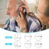 20 Pcs Hearing Aid Domes for Oticon Replacements 8mm Hearing Aid Accessories Double Vent Domes Compatible with Oticon Minifit view 3