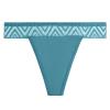 String Thongs for Women Women's Reusable Thong Lace Underwear 4 Solid Color Design (Green, XXXL) view 2