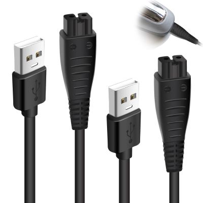 2 Pack USB Charging Cable Compatible with Selected Panasonic Shaver Models, 4.8V Replacement Charger Lead for ES-LV97, ES-LA63, ES-LA93, RE7-51, RE7-59, RE7-87, ER-GC20 and More