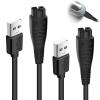 2 Pack USB Charging Cable Compatible with Selected Panasonic Shaver Models, 4.8V Replacement Charger Lead for ES-LV97, ES-LA63, ES-LA93, RE7-51, RE7-59, RE7-87, ER-GC20 and More